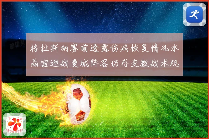 格拉斯纳赛前透露伤病恢复情况水晶宫迎战曼城阵容仍存变数战术观察